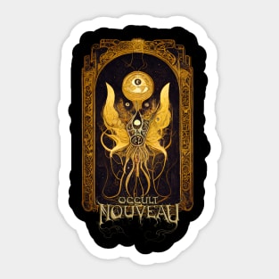 Occult Nouveau - Imposing Angel of the Abyss Sticker